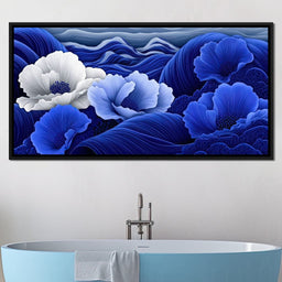 Blossoms by the Azure Seal - TooplesArt - NicheCanvas