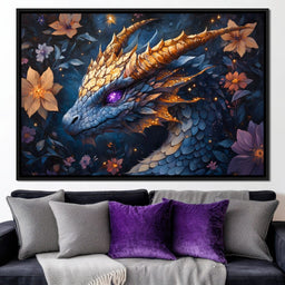 Celestial Dragon's Radiance - NicheCanvas