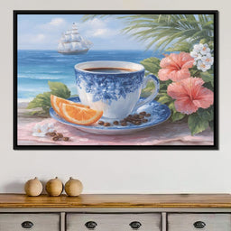 Seaside Morning Tranquility Coffee - NicheCanvas