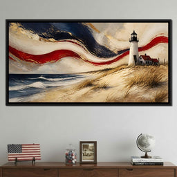 Coastal Beacon Of Freedom - NicheCanvas