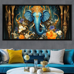 Radiant Majesty of the Elephant - NicheCanvas
