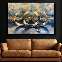 Golden Synchrony Symphony - NicheCanvas