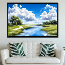 Reflective Tranquil Daydream - NicheCanvas