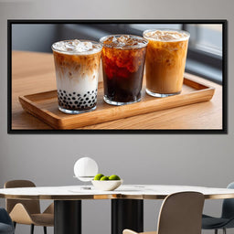 Trio of Iced Cafe Delights - NicheCanvas