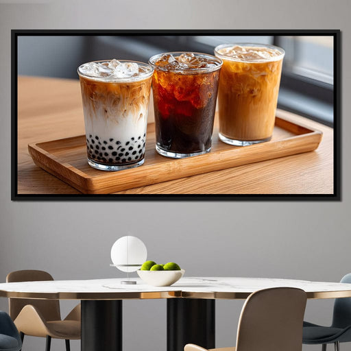 Trio of Iced Cafe Delights Canvas Print