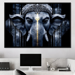Majestic Ganesha Reverie - NicheCanvas