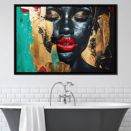 Golden Silence Shattered - NicheCanvas