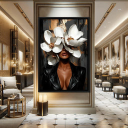 Golden Petals of Elegance - Cole Williams - NicheCanvas