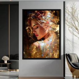 Radiant Brushstrokes Of Grace - NicheCanvas