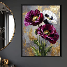Golden Poppy Petal Sonata - NicheCanvas