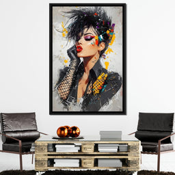 Rebel Glamour Explosion - NicheCanvas