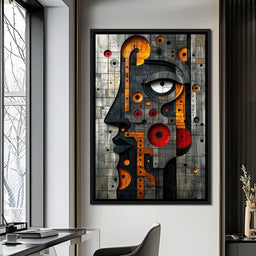 Geometric Fusion Enigma - Cole Williams - NicheCanvas