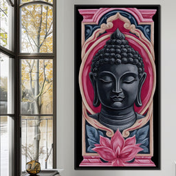 Buddha Tranquil Blossom Reflection - NicheCanvas