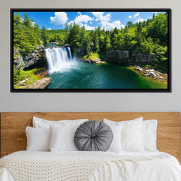 Whispering Falls Serenity - NicheCanvas