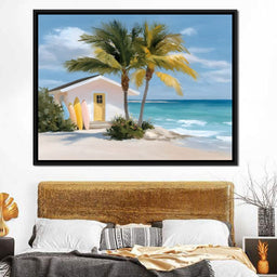 Tropical Breeze Shack Escape - NicheCanvas