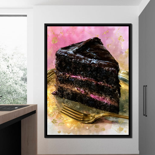 Decadent Slice Of Midnight Canvas Print