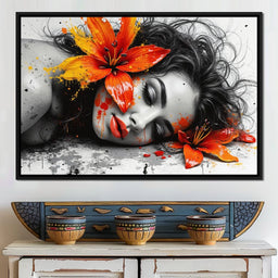 Flower Poise - Johanjjf - NicheCanvas