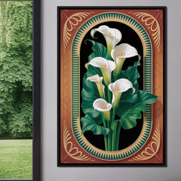 Art Deco Calla Symphony - TooplesArt - NicheCanvas