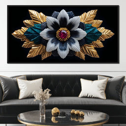 Golden Petal Radiance Jewel - NicheCanvas