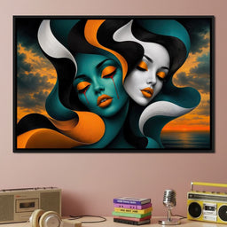 The Lovers Who Never Spoke - TooplesArt - NicheCanvas