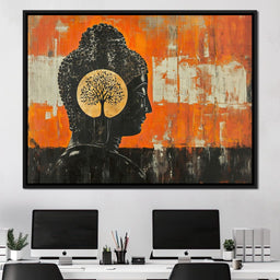 Golden Tree of Enlightenment - NicheCanvas