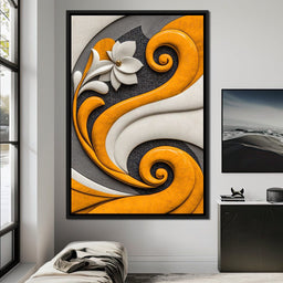 Fusion of Flower and Flow - TooplesArt - NicheCanvas