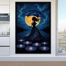 Lady of the Starry Night - TooplesArt  - NicheCanvas