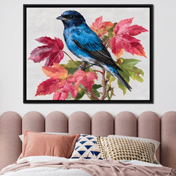 Bluebird Autumn Elegance - NicheCanvas