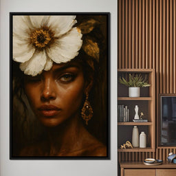 Golden Petals Enigma - NicheCanvas