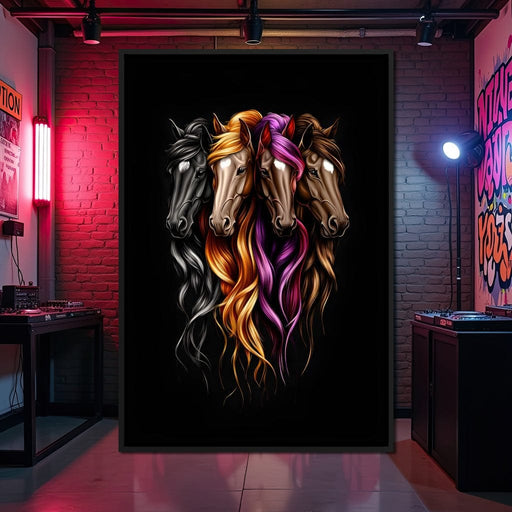 Majestic Quartet Radiance Canvas Print