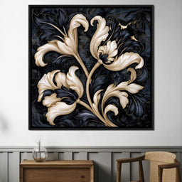 Ivory Baroque Bloom - TooplesArt - NicheCanvas