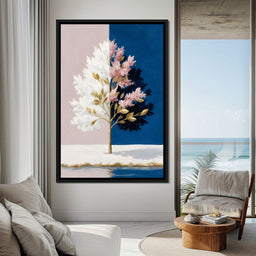 Dual Seasons Golden Blossom - NicheCanvas