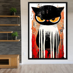 Ferocious Feline Enigma - NicheCanvas