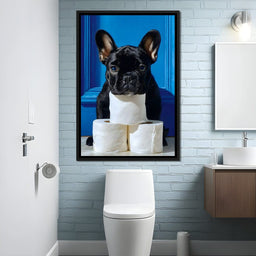 French Bulldog Roll Guardian - NicheCanvas