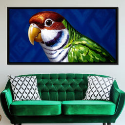 Vivid Parrot Elegance - NicheCanvas