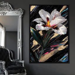 Radiant Petals Night Elegance - NicheCanvas