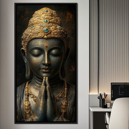 Golden Buddha Tranquility - NicheCanvas
