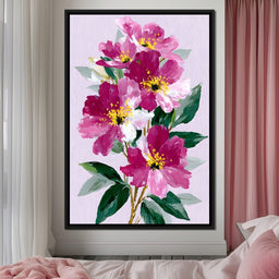 Pink Peony Garden - NicheCanvas