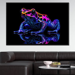 Electric Dart Frog - TooplesArt - NicheCanvas