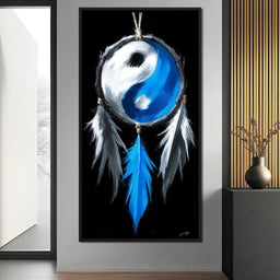 Yin Yang Dreamcatcher Balance - NicheCanvas