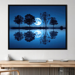 Moonlit Tranquility - TooplesArt - NicheCanvas
