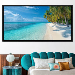 Tropical Shoreline Dreams - NicheCanvas