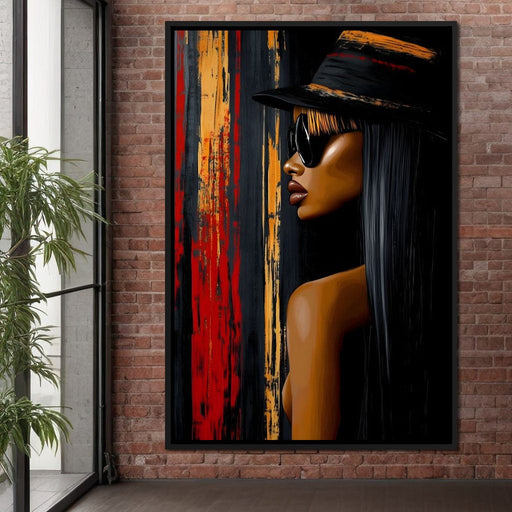 Elegance of Urban Shadows Canvas Print