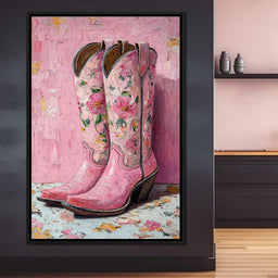 Floral Western Romance - NicheCanvas