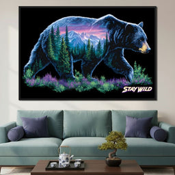 Mountain Spirit Bear Journey - NicheCanvas