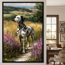 Dalmatian Meadow Pathway - NicheCanvas