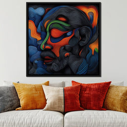 Contours of Thought - TooplesArt - NicheCanvas