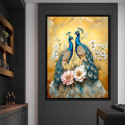 Peacock Serenade - TooplesArt - NicheCanvas