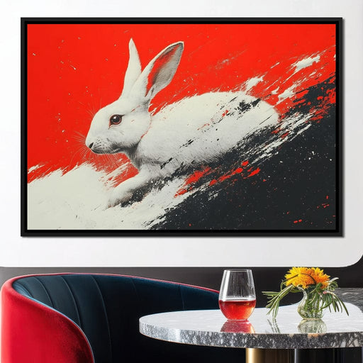 Bunny Running Wild In Vivid Dreams Canvas Print