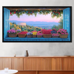 Tuscan Garden Splendor Vista - NicheCanvas